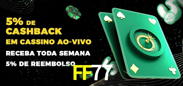 Promoções do cassino ao Vivo FF77